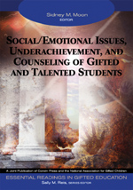 Social/Emotional Issues, Underachievement, and Counseling of Gifted and Talented Students - Book Cover