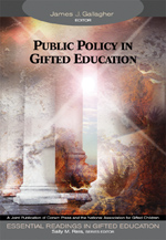 Public Policy in Gifted Education - Book Cover