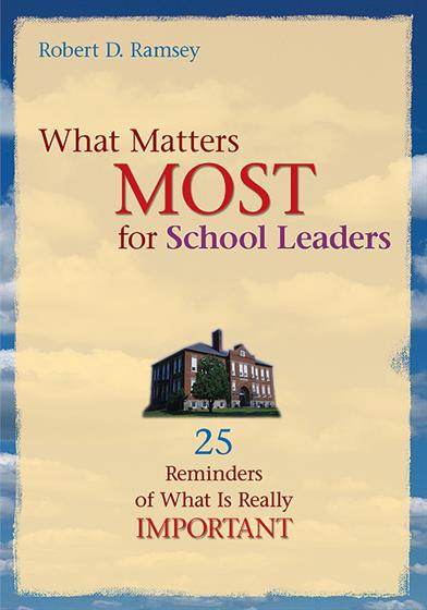 What Matters Most for School Leaders - Book Cover