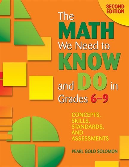 The Math We Need to Know and Do in Grades 6–9 - Book Cover