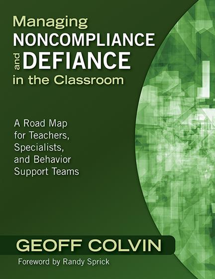 Managing Noncompliance and Defiance in the Classroom - Book Cover