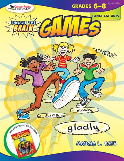 Engage the Brain: Games,  Language Arts, Grades 6-8 - Book Cover
