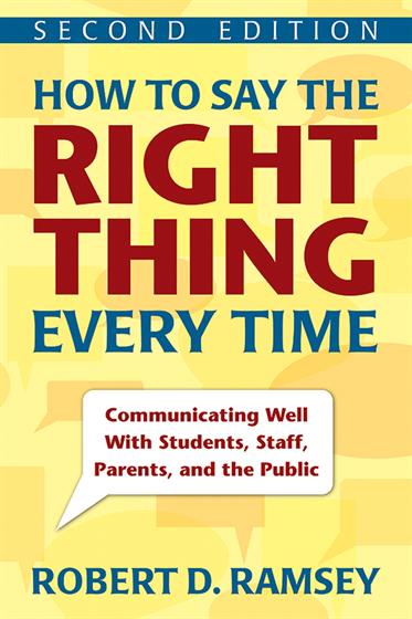 How to Say the Right Thing Every Time - Book Cover