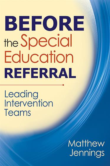Before the Special Education Referral - Book Cover