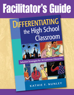 Facilitator's Guide to Differentiating the High School Classroom - Book Cover