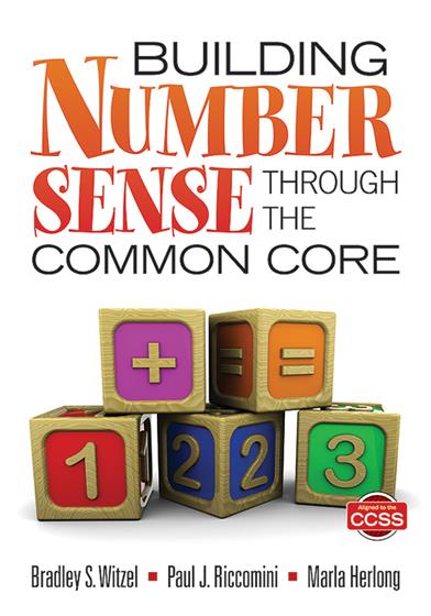 Building Number Sense Through the Common Core - Book Cover