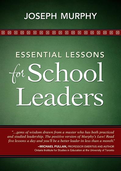 Essential Lessons for School Leaders - Book Cover