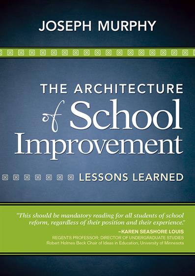 The Architecture of School Improvement - Book Cover