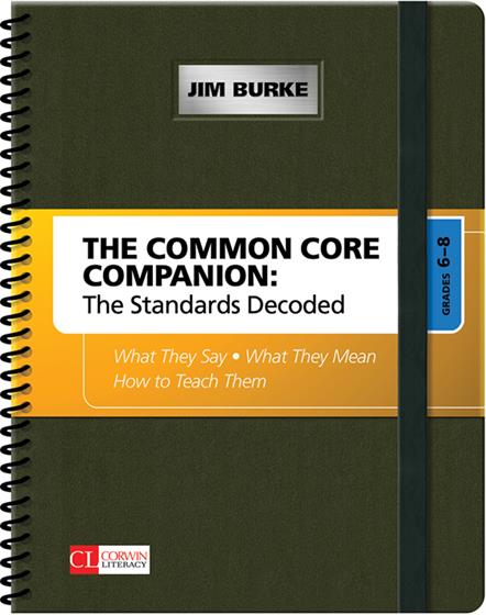 The Common Core Companion: The Standards Decoded, Grades 6-8 - Book Cover