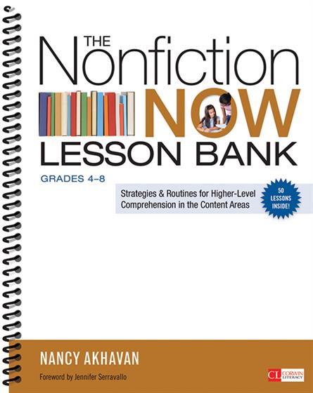 The Nonfiction Now Lesson Bank, Grades 4-8 - Book Cover