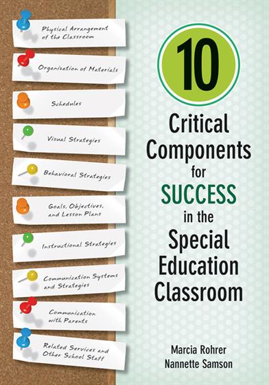 10 Critical Components for Success in the Special Education Classroom - Book Cover