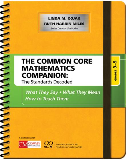 The Common Core Mathematics Companion: The Standards Decoded, Grades 3-5 - Book Cover