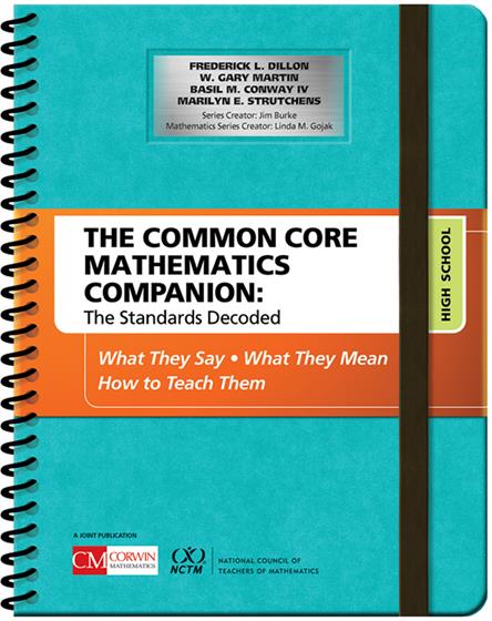 The Common Core Mathematics Companion: The Standards Decoded, High School - Book Cover