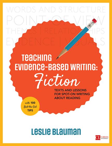 Teaching Evidence-Based Writing: Fiction - Book Cover