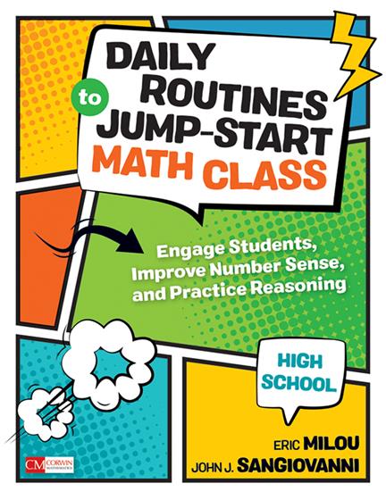 Daily Routines to Jump-Start Math Class, High School - Book Cover