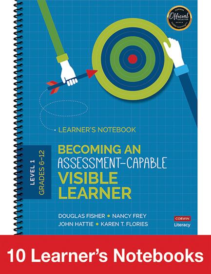 Becoming an Assessment-Capable Visible Learner, Grades 6-12, Level 1: 10-Pack - Book Cover