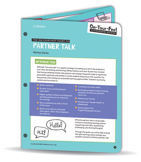 The On-Your-Feet Guide to Partner Talk book cover book cover