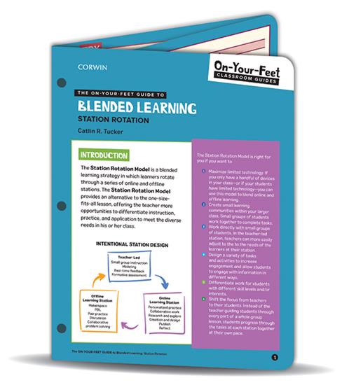 The On-Your-Feet Guide to Blended Learning book cover book cover