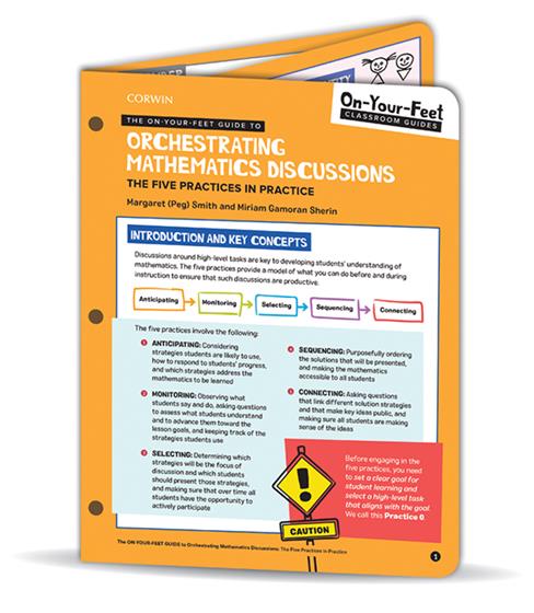 The On-Your-Feet Guide to Orchestrating Mathematics Discussions - Book Cover