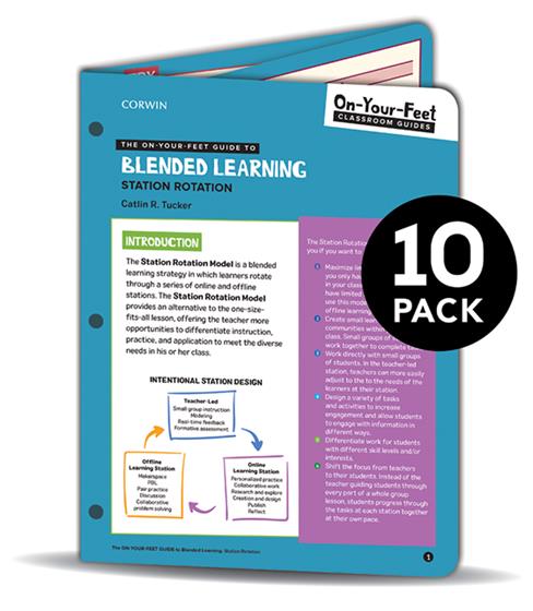 BUNDLE: Tucker: The On-Your-Feet Guide to Blended Learning: 10 Pack book cover book cover