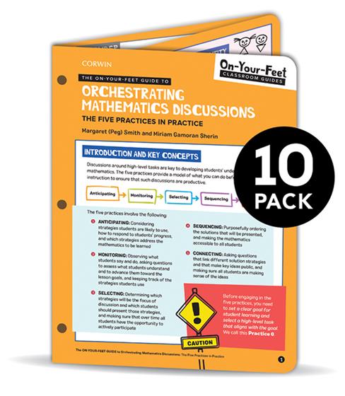 BUNDLE: Smith: The On-Your-Feet Guide to Orchestrating Mathematics Discussions: 10 Pack book cover book cover