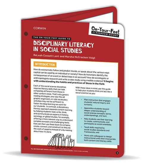 The On-Your-Feet Guide to Disciplinary Literacy in Social Studies - Book Cover