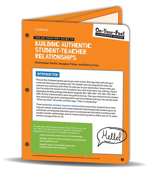 The On-Your-Feet Guide to Building Authentic Student-Teacher Relationships - Book Cover
