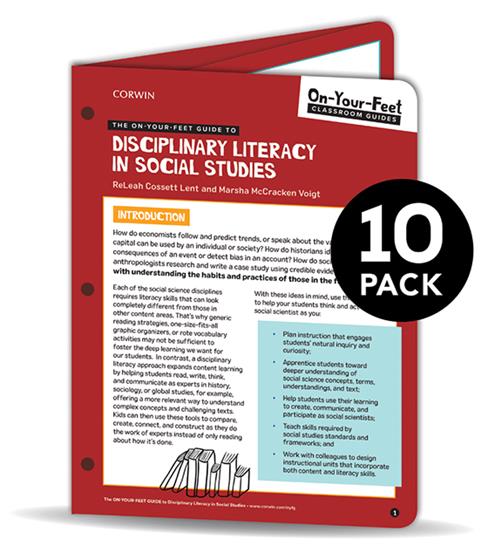 BUNDLE: Lent: The On-Your-Feet Guide to Disciplinary Literacy in Social Studies: 10 Pack - Book Cover
