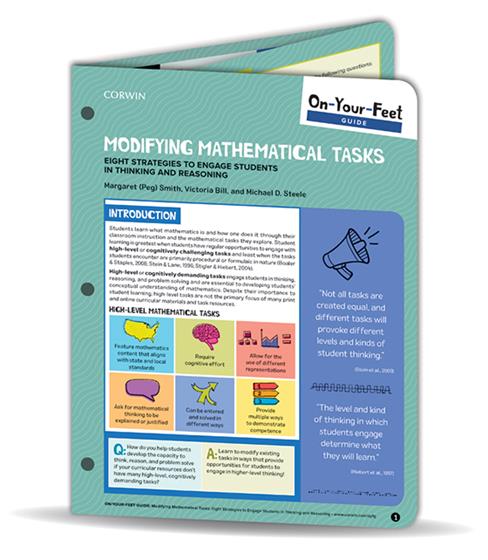 On-Your-Feet Guide: Modifying Mathematical Tasks book cover book cover