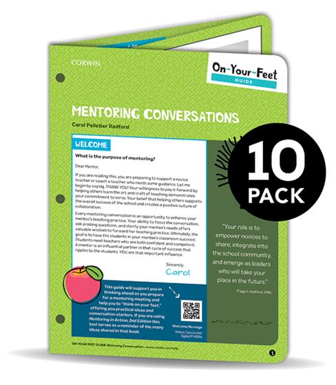BUNDLE: Radford: On-Your-Feet Guide: Mentoring Conversations: 10 Pack - Book Cover