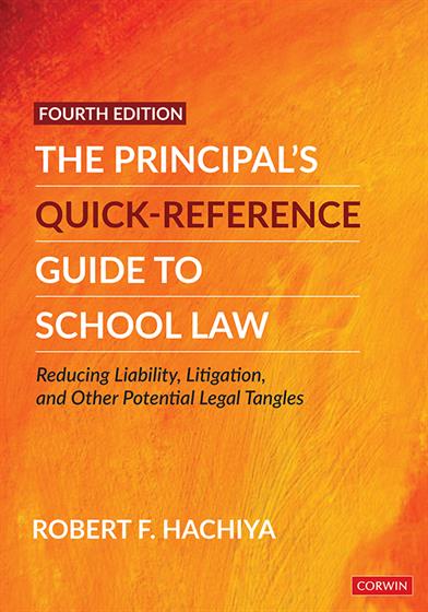 The Principal's Quick-Reference Guide to School Law - Book Cover