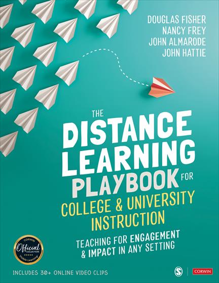 The Distance Learning Playbook for College and University Instruction - Book Cover