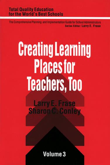 Creating Learning Places for Teachers, Too - Book Cover