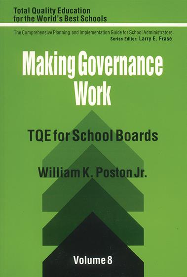 Making Governance Work - Book Cover