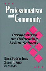 Professionalism and Community - Book Cover