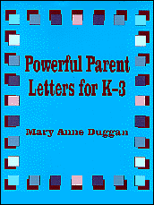 Powerful Parent Letters for K-3 - Book Cover