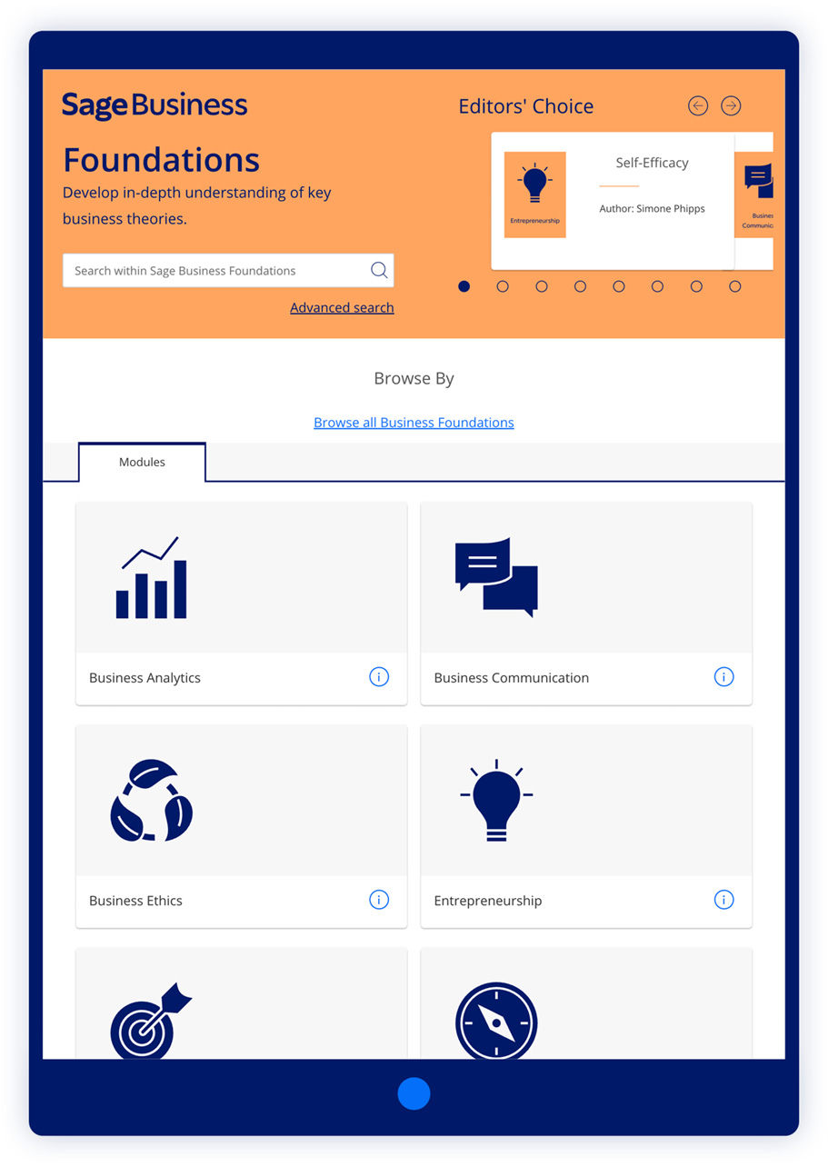 iPad_Sitefinity_SBF Sage Business illustration